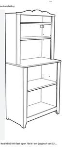 Ikea Hensvik kast, Ophalen of Verzenden, Gebruikt, 25 tot 50 cm