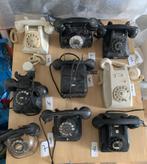 13 antieke telefoons o.a. van PTT, Telecommunicatie, Vaste telefoons | Niet Draadloos, Ophalen, Met draaischijf