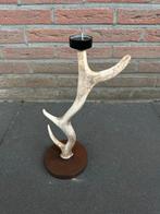Geweikandelaar.gewei.edelhert.damhert.geweien.waxinelichtjes, Ophalen of Verzenden, Nieuw, Overige materialen, Minder dan 25 cm