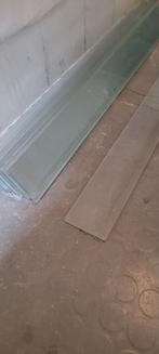 Vitrine planken glas geslepen 250 x 6.5, Ophalen, Zo goed als nieuw, Glasplaat