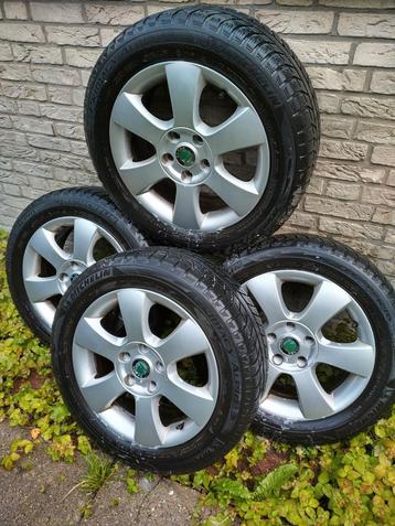 Velgen Skoda Octavia 205 55 16 Michelin Primacy Alpin 4mm beschikbaar voor biedingen