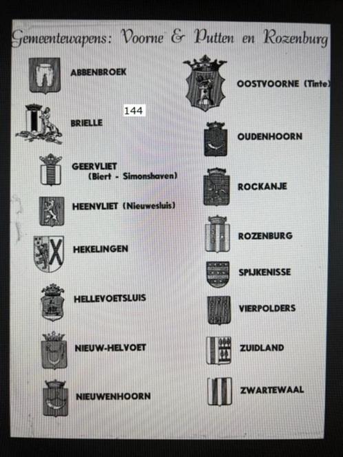 gemeente wapens, Verzamelen, Posters, Zo goed als nieuw, Overige onderwerpen, A1 t/m A3, Rechthoekig Staand, 3D, Ophalen of Verzenden