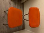retro stoel en krukjes, Huis en Inrichting, Stoelen, Ophalen, Gebruikt, Metaal, Eén