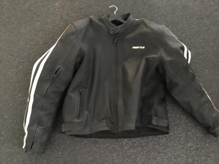 Bruin (echt) lederen motorjas XXXXL (valt kleiner), Motoren, Kleding | Motorkleding, Jas | leer, Heren, Tweedehands, Ophalen of Verzenden