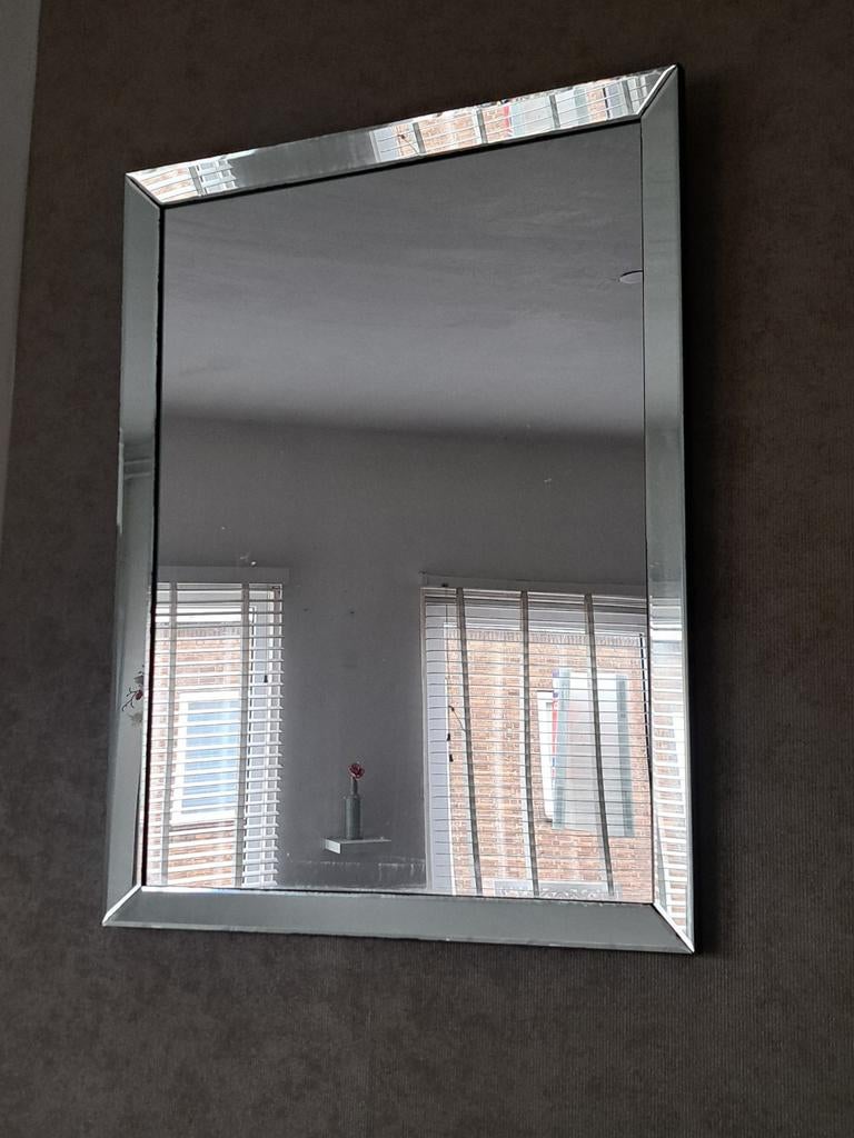 Spiegel, Eric Kuster stijl, Huis en Inrichting, Woonaccessoires | Spiegels, Ophalen of Verzenden, Gebruikt, Rechthoekig, Minder dan 100 cm