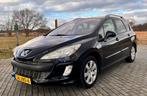Peugeot 308 1.6 THP 103KW SW 7P AUT 2009 Zwart, Auto's, Peugeot, Beige, 4 cilinders, 7 stoelen, Zwart