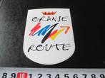 sticker Sport Oranje route KNVB  Voetbal, Ophalen, Zo goed als nieuw