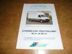 leaflet Citroen C25 Polyvolume Durisotti, Verzenden, Zo goed als nieuw, Overige merken