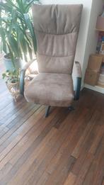 Relax fauteuil, Ophalen, Zo goed als nieuw, Leer, 50 tot 75 cm