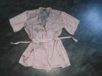 Noir Hunkemoller Satijn Kimono Duster met Kanten Rug XL-XXL, Hunkemöller, Verzenden, Overige kleuren, Badjas