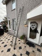 Opsteek ladder 2-delig, Doe-het-zelf en Verbouw, Ladders en Trappen, Ophalen, Gebruikt, 4 meter of meer