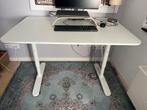 Wit IKEA Bekant bureau 120 x 80 cm, Ophalen, Zo goed als nieuw