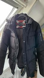 Zwarte gewatteerde jas - Company Cotton Club - Maat L, Ophalen, Maat 52/54 (L), Zwart, Company Cotton Club