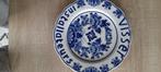 wandbord delft blauw handwerk 27.5 cm, Antiek en Kunst, Antiek | Wandborden en Tegels, Verzenden