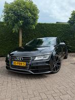 Audi A7 2.8 FSI 150KW Quattro S-tronic 2011 Zwart, Auto's, Zwart, 2773 cc, 4 stoelen, Leder en Stof