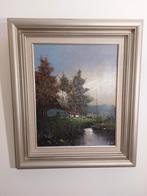 Schilderijen op doek van F de Jong., Huis en Inrichting, Woonaccessoires | Schilderijen, Tekeningen en Foto's, Ophalen, Schilderij