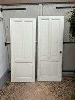 Twee paneeldeuren | kassiek, massief hout, antiek, vintage, Doe-het-zelf en Verbouw, Deuren en Horren, Ophalen, 80 tot 100 cm