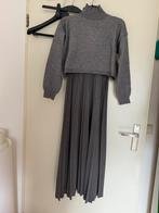 Grey midi two piece-dress size S-M Made in Italy, Kleding | Dames, Jurken, Maat 38/40 (M), Made in Italy, Ophalen of Verzenden