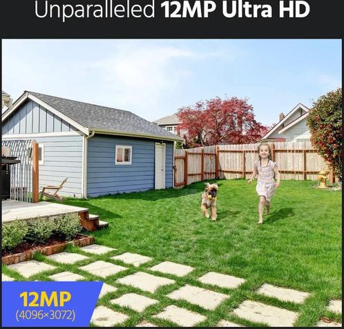 12MP - Openlucht - Bewakingscamera - Beveiligingscamera - NT, Hobby en Vrije tijd, Elektronica-componenten, Nieuw, Verzenden