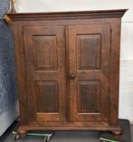 Antieke houten kast / broodkast, Ophalen, Gebruikt, 100 tot 150 cm, 150 tot 200 cm