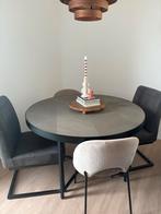 Visgraat Tafel Loods 5, Huis en Inrichting, Tafels | Eettafels, Ophalen, Gebruikt, 100 tot 150 cm, Rond