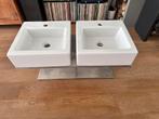 2 Atlantic Arthur witte wastafels IKEA nieuw 129, Huis en Inrichting, Zo goed als nieuw, Minder dan 100 cm, 25 tot 50 cm, 50 tot 100 cm