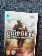 Call of Duty modern warfare, Spelcomputers en Games, Games | Nintendo Wii, Ophalen, Vanaf 18 jaar, Shooter, Zo goed als nieuw