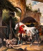 Schilderij – Gesigneerd W.J. Kroon, Antiek en Kunst, Kunst | Schilderijen | Klassiek, Ophalen