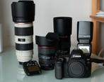 Canon prof. fotografieset oa Camera 5D mk4, L lenzen en div, Audio, Tv en Foto, Fotografie | Professionele apparatuur, Zo goed als nieuw