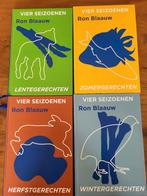 Vier Seizoenen koken met Ron Blaauw (4 boeken), Ophalen of Verzenden, Zo goed als nieuw, O.a. Ron Blaauw, Hoofdgerechten