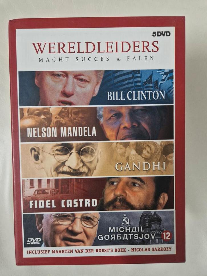 Wereldleiders - Macht, Succes & Falen (5 DVD Boxset), Cd's en Dvd's, Dvd's | Documentaire en Educatief, Gebruikt, Biografie, Boxset