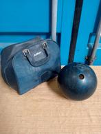Mooie ebontte Maxim bowlingbal met tas., Sport en Fitness, Bowlen, Ophalen of Verzenden, Zo goed als nieuw