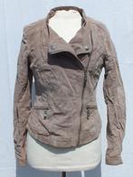 Stoere leren jas. mt S. Merk Hema, Kleding | Dames, Jassen | Winter, Bruin, ., Ophalen of Verzenden, Zo goed als nieuw
