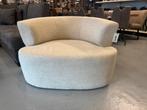 Woood boris fauteuil boucle warm zand nieuw, Huis en Inrichting, Fauteuils, Ophalen, Industrieweg 25, Rj, Zo goed als nieuw