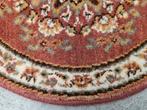 Vintage Perzisch rond wol vloerkleed Radjah pink 50x50cm, 50 tot 100 cm, Perzisch vintage oosters hype, Rond, Gebruikt