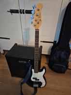 Elektrische basgitaar met versterker en accessoires, Ophalen of Verzenden, Gebruikt, Elektrisch
