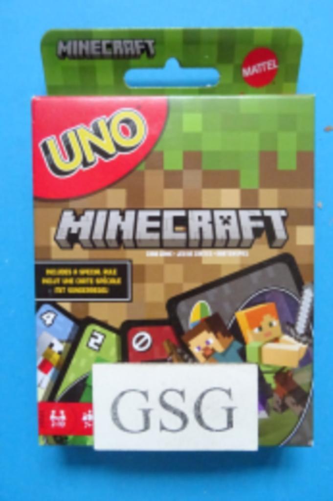 Uno Minecraft nr. FPD61-00, Hobby en Vrije tijd, Gezelschapsspellen | Kaartspellen, Nieuw, Ophalen