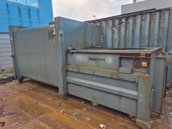 Husmann Afvalperscontainer, Zakelijke goederen, Machines en Bouw | Keten en Containers, Ophalen of Verzenden