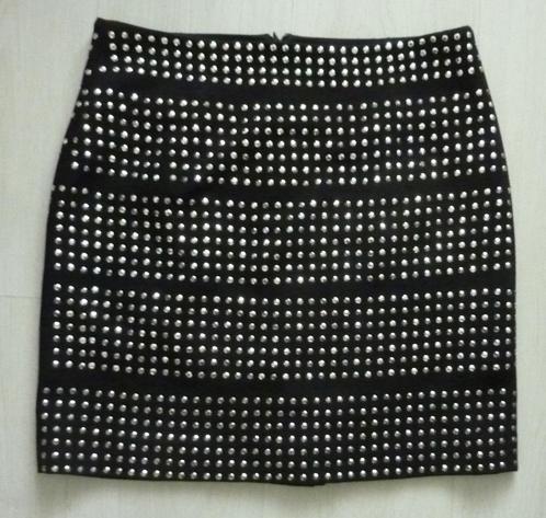 Ambiente Rok met Studs, Kleding | Dames, Rokken, Nieuw, Maat 38/40 (M), Zwart, Boven de knie, Ophalen of Verzenden