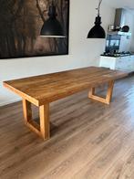 Houten eettafel 240cm x 100cm, Huis en Inrichting, Ophalen, Teakhout, 200 cm of meer, 50 tot 100 cm