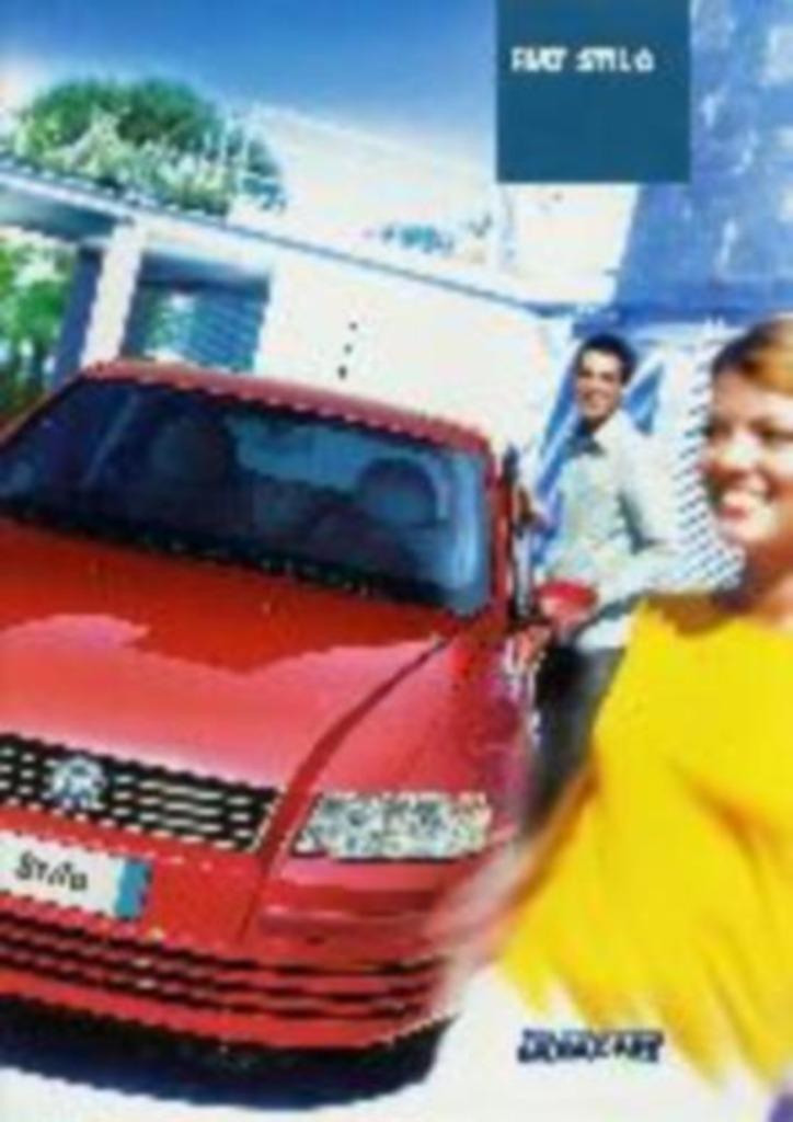 Fiat Stilo fraaie originele brochure/auto folder '01, Boeken, Auto's | Folders en Tijdschriften, Overige merken, Ophalen of Verzenden