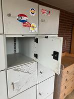 Vintage Metalen Lockerkast, Huis en Inrichting, Kasten | Lockerkasten, Ophalen, Gebruikt