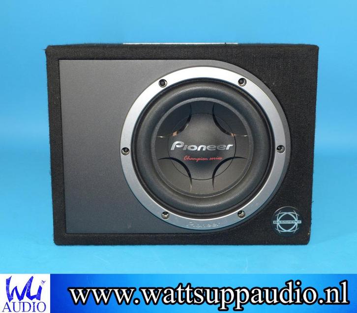 Pioneer TS-W257D2 Champion 10 inch subwoofer + ported box, Auto diversen, Autospeakers, Gebruikt, Ophalen of Verzenden