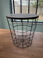 Leuke draadmand bijzettafel, Ophalen, Minder dan 45 cm, Minder dan 55 cm, Gebruikt