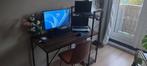 Bureau met Opbergrek - Bruin/Zwart, Ophalen, Zo goed als nieuw, Bureau