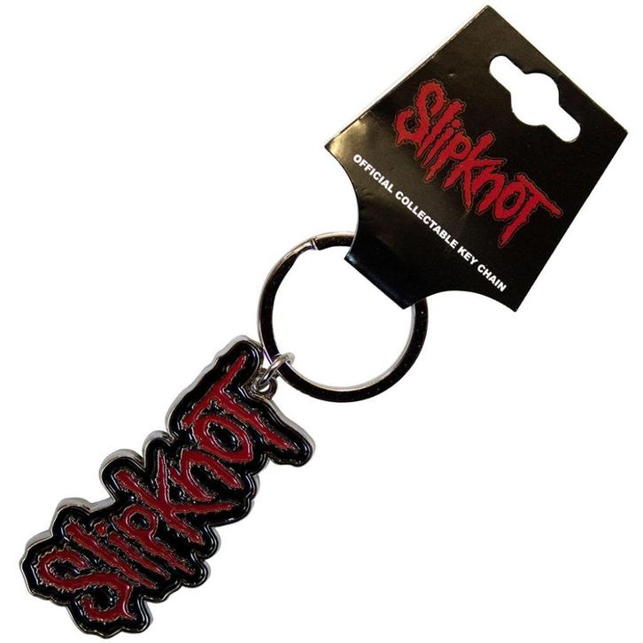 Slipknot logo sleutelhanger van metaal keychain hanger, Verzamelen, Muziek, Artiesten en Beroemdheden, Nieuw, Foto of Kaart, Verzenden