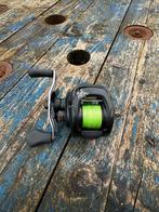 Daiwa tatula 200HL reel zgan met 28/100 daiwa J-braid, Watersport en Boten, Hengelsport | Roofvissen, Ophalen of Verzenden, Molen