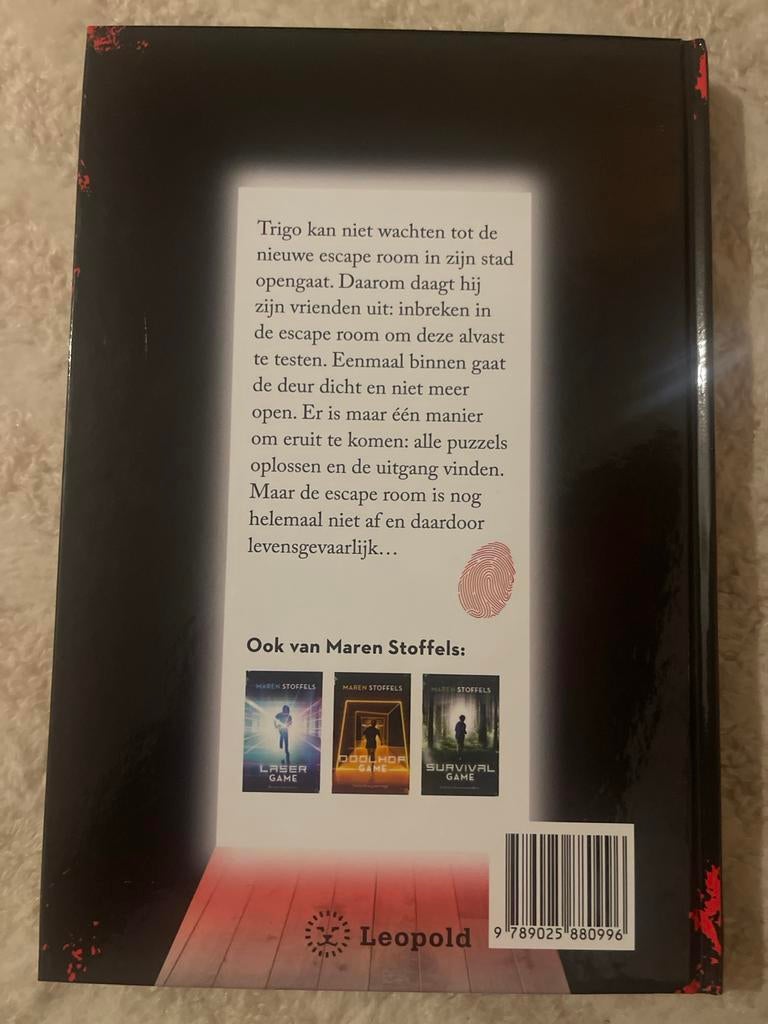 Escape Game - Maren Stoffels, Ophalen of Verzenden, Zo goed als nieuw, Fictie algemeen