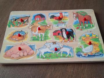 Houten puzzel  beschikbaar voor biedingen