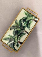 Decoratieve serveertray met palm illustratie, Huis en Inrichting, Woonaccessoires | Schalen en Manden, Ophalen, Overige materialen